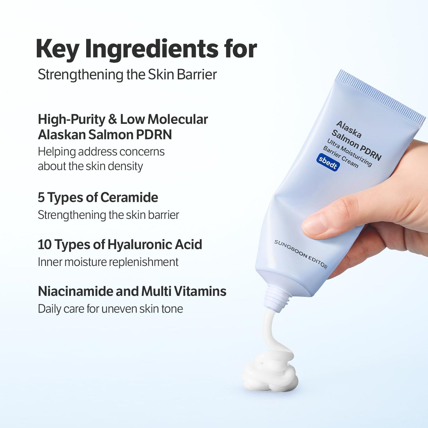 SUNGBOON EDITOR Alaska Salmon PDRN Ultra Moisturizing Barrier Cream 50ml