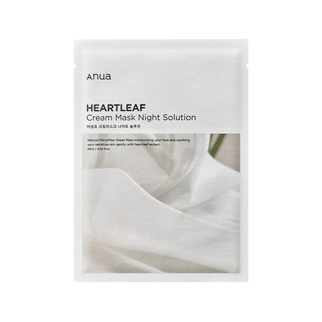ANUA Heartleaf Cream Sheet Mask Night Solution 1EA