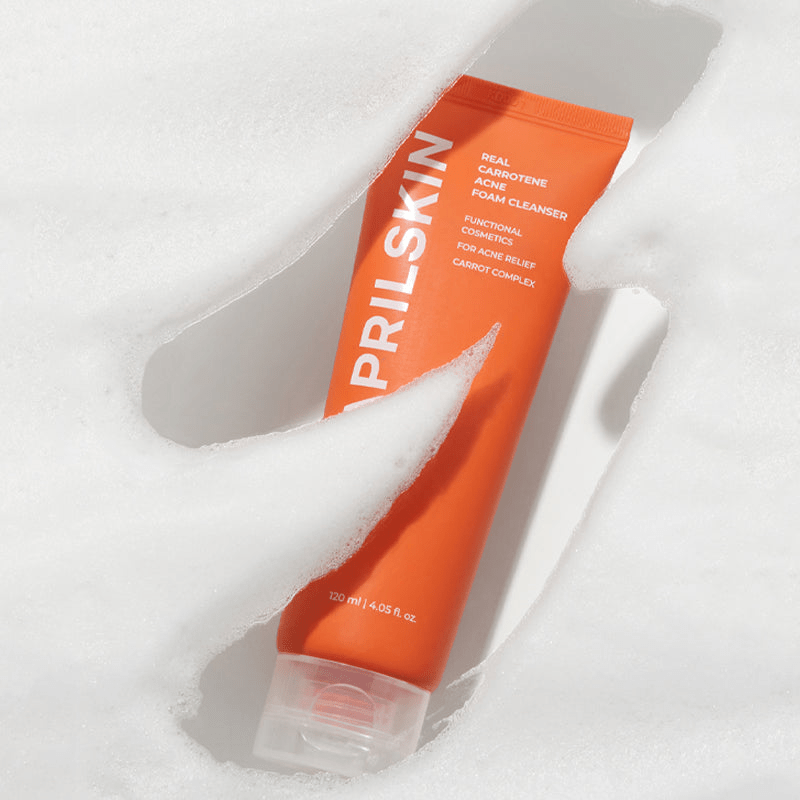 APRILSKIN Real Carrotene Acne Foam Cleanser 120g