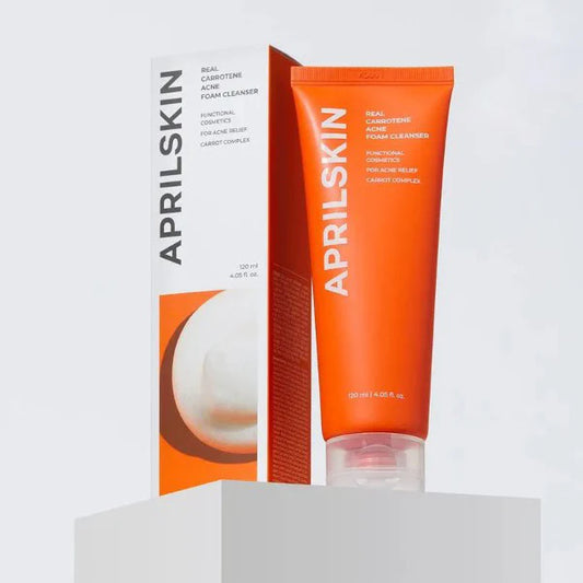 APRILSKIN Real Carrotene Acne Foam Cleanser 120g
