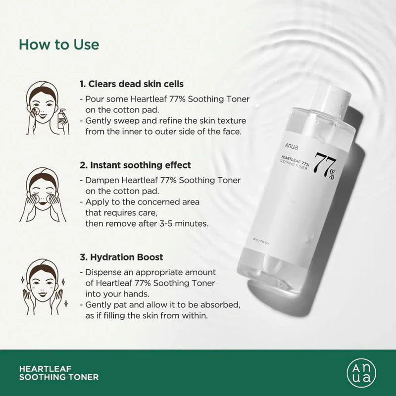 ANUA Heartleaf 77% Soothing Toner