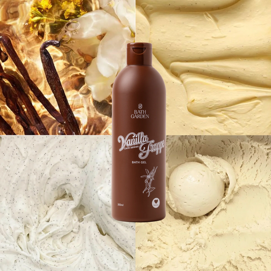BATH GARDEN Vanilla Frappe Bath Gel (Cafe Edition)