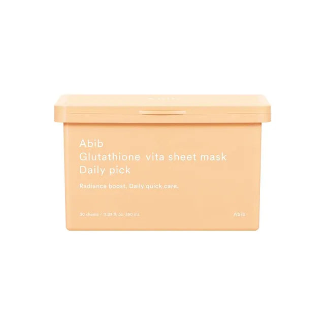 ABIB Glutathione Vita Sheet Mask Daily Pick (30 Sheets)