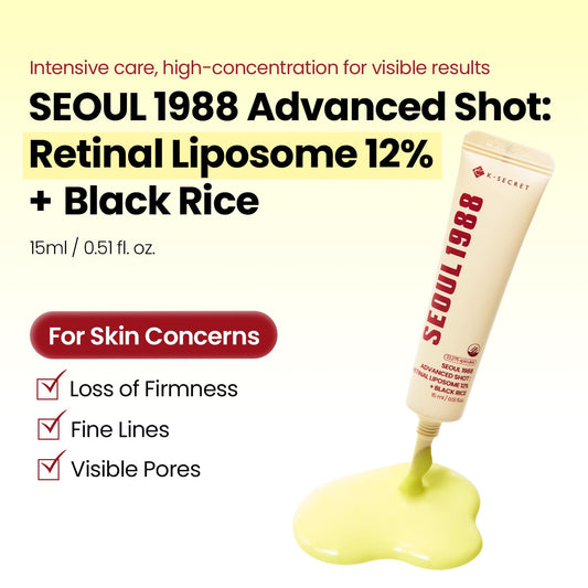 KSECRET Seoul 1988 Advanced Shot : Retinal Liposome 12% + Black Rice