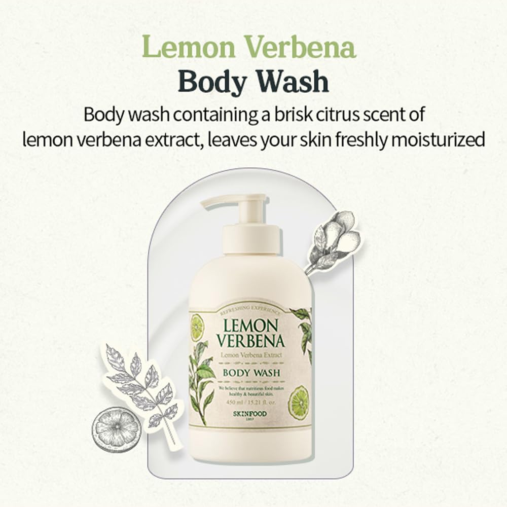 SKINFOOD Lemon Verbena Body Wash 450ml