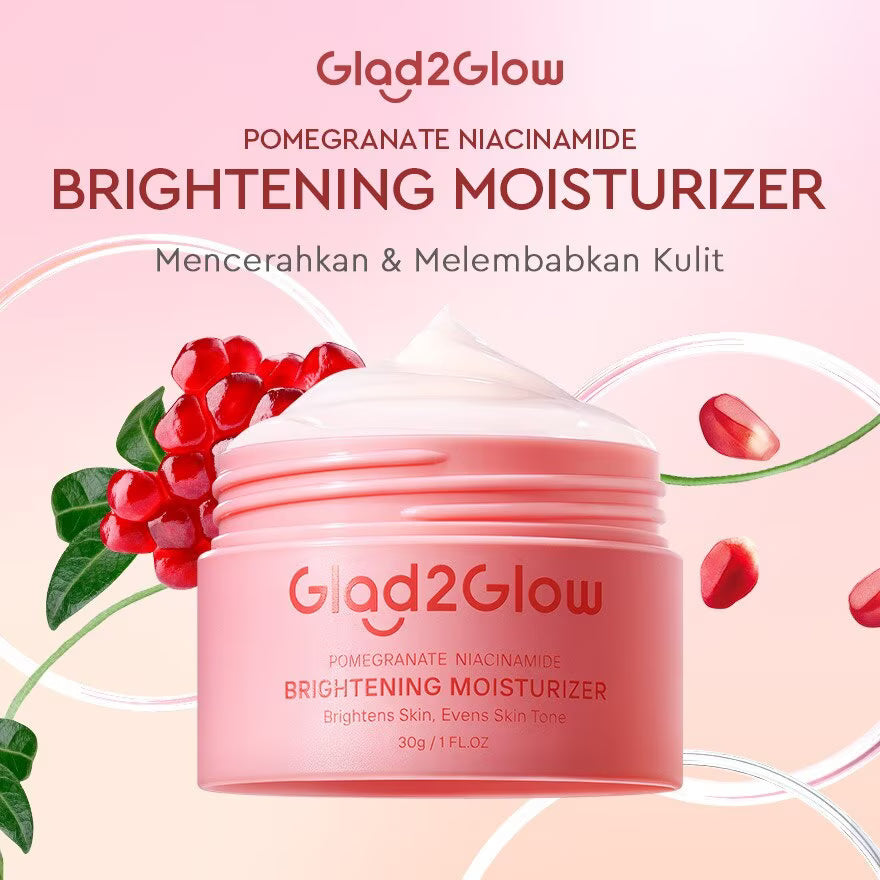 GLAD2GLOW Pomegranate Niacinamide Brightening Moisturizer