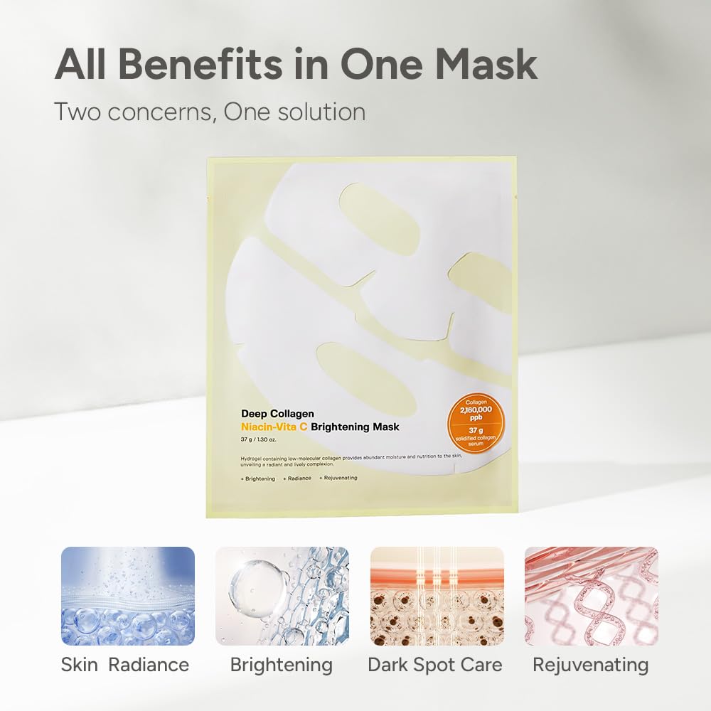 SUNGBOON EDITOR Deep Collagen Niacin Vita C Brightening Mask (1 EA)