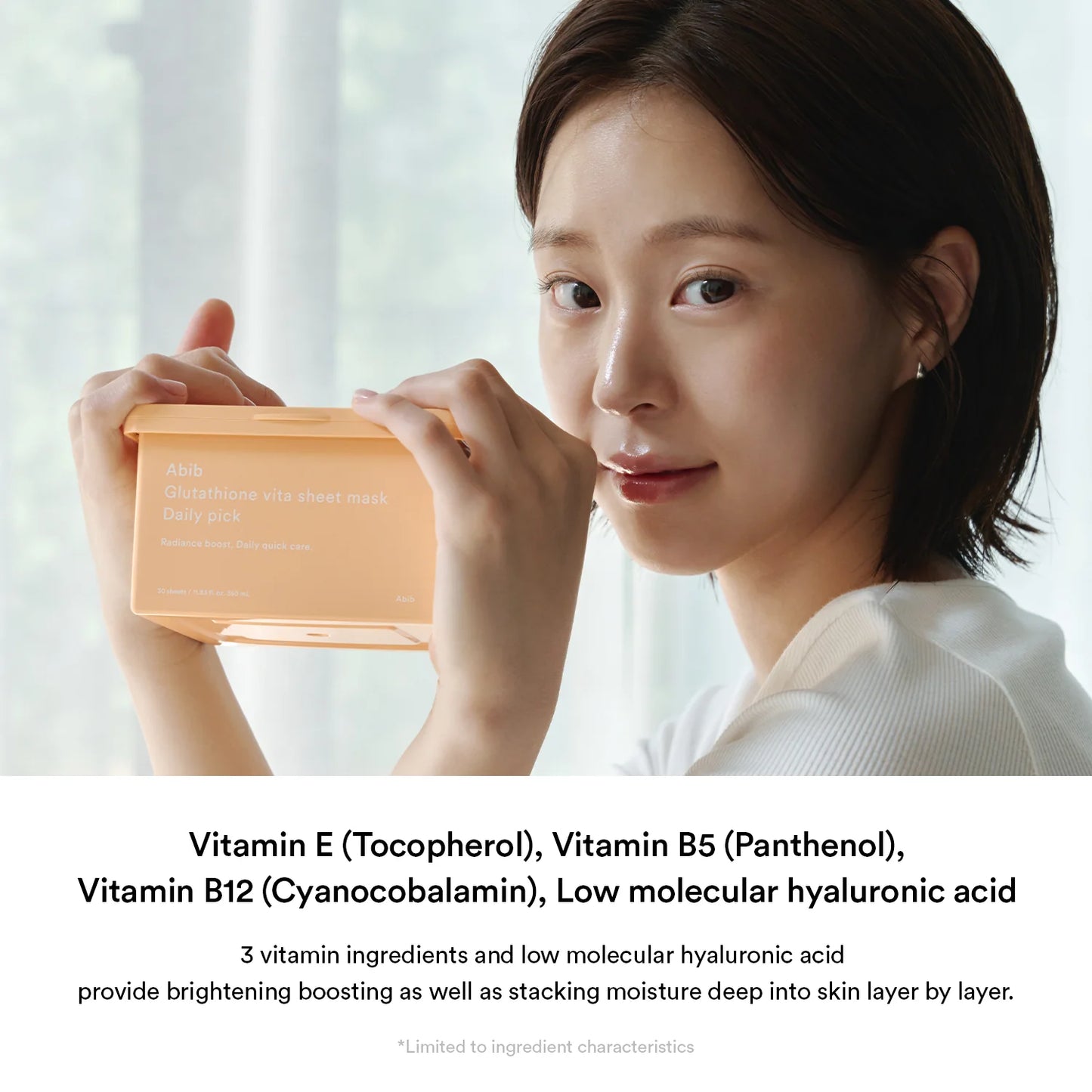 ABIB Glutathione Vita Sheet Mask Daily Pick (30 Sheets)