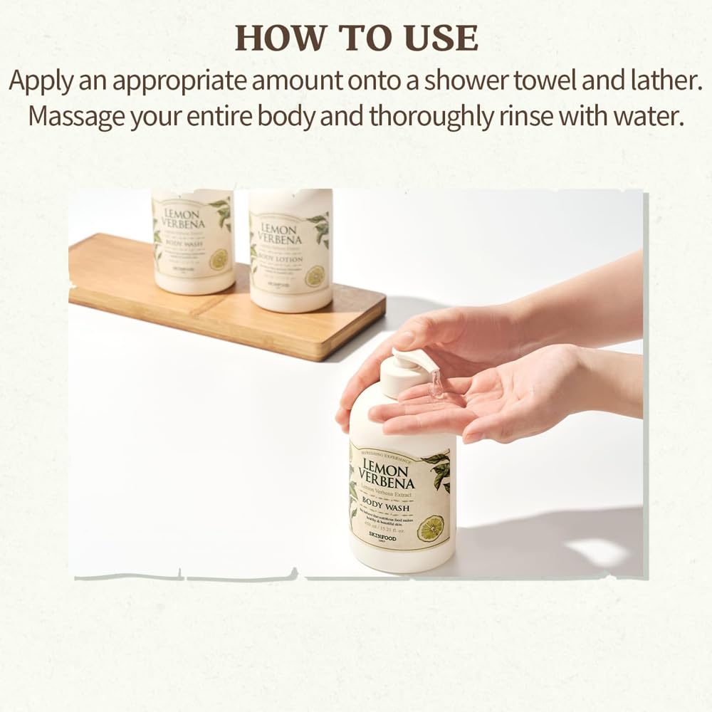 SKINFOOD Lemon Verbena Body Wash 450ml