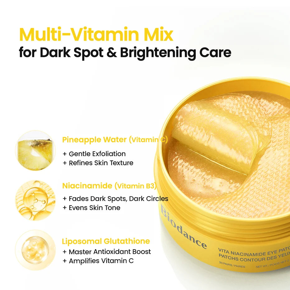 BIODANCE Vita Niacinamide Eye Patches (30EA)