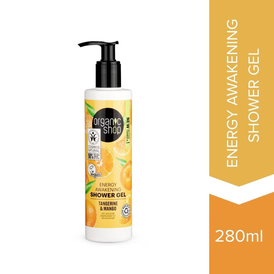 ORGANIC SHOP Energy Awakening Shower Gel Tangerine & Mango 280ml
