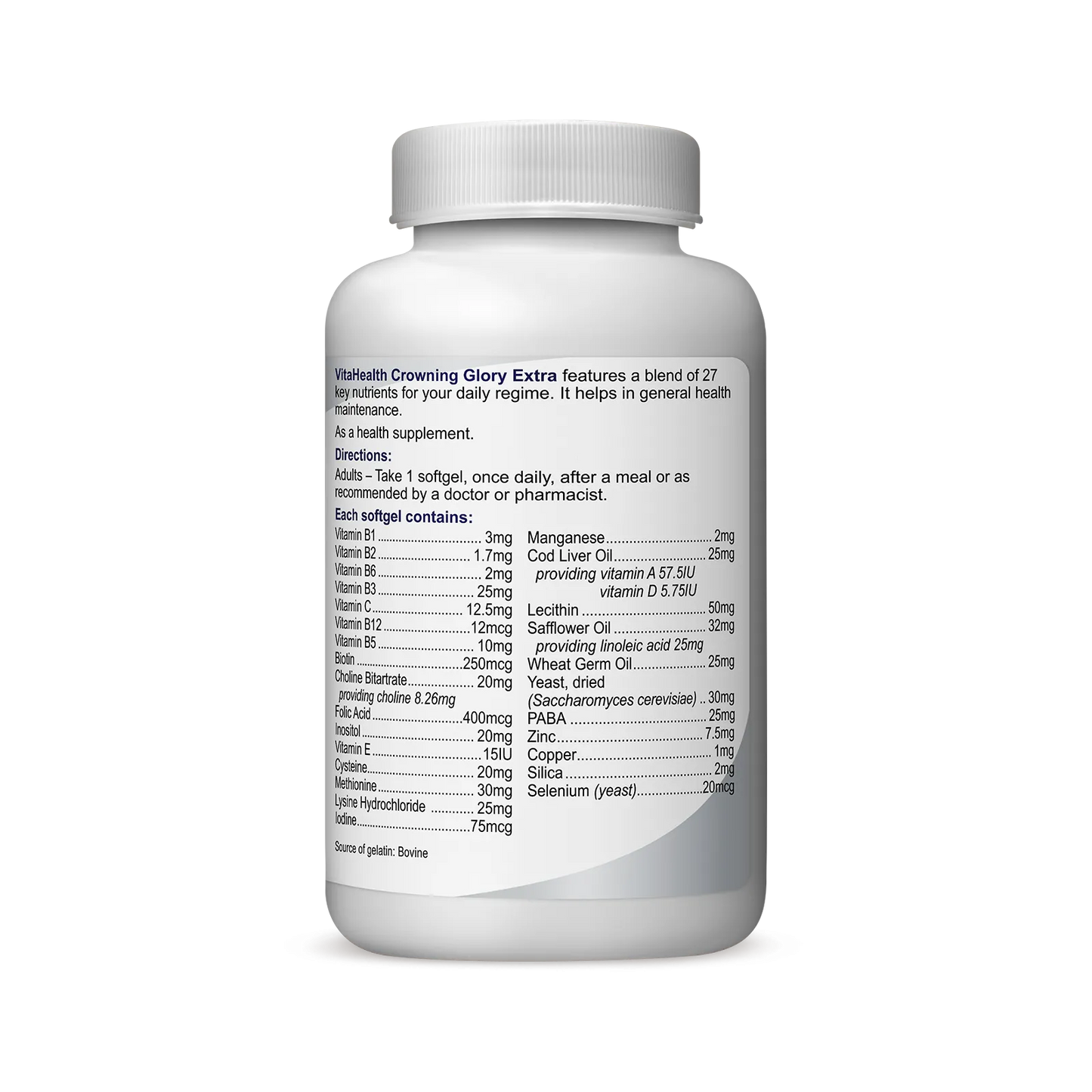 VITAHEALTH Crowning Glory Extra (30's/90's+30's)