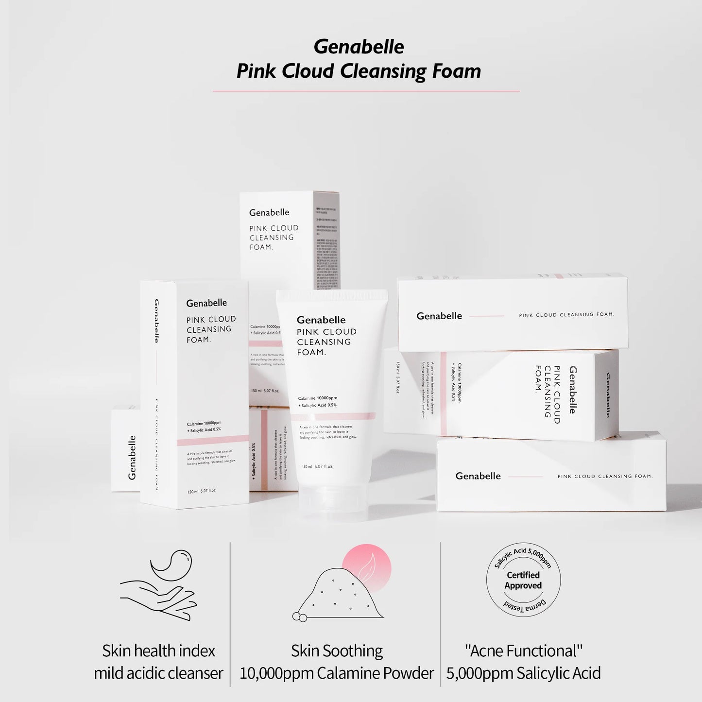 GENABELLE Pink Cloud Cleansing Foam 150ml