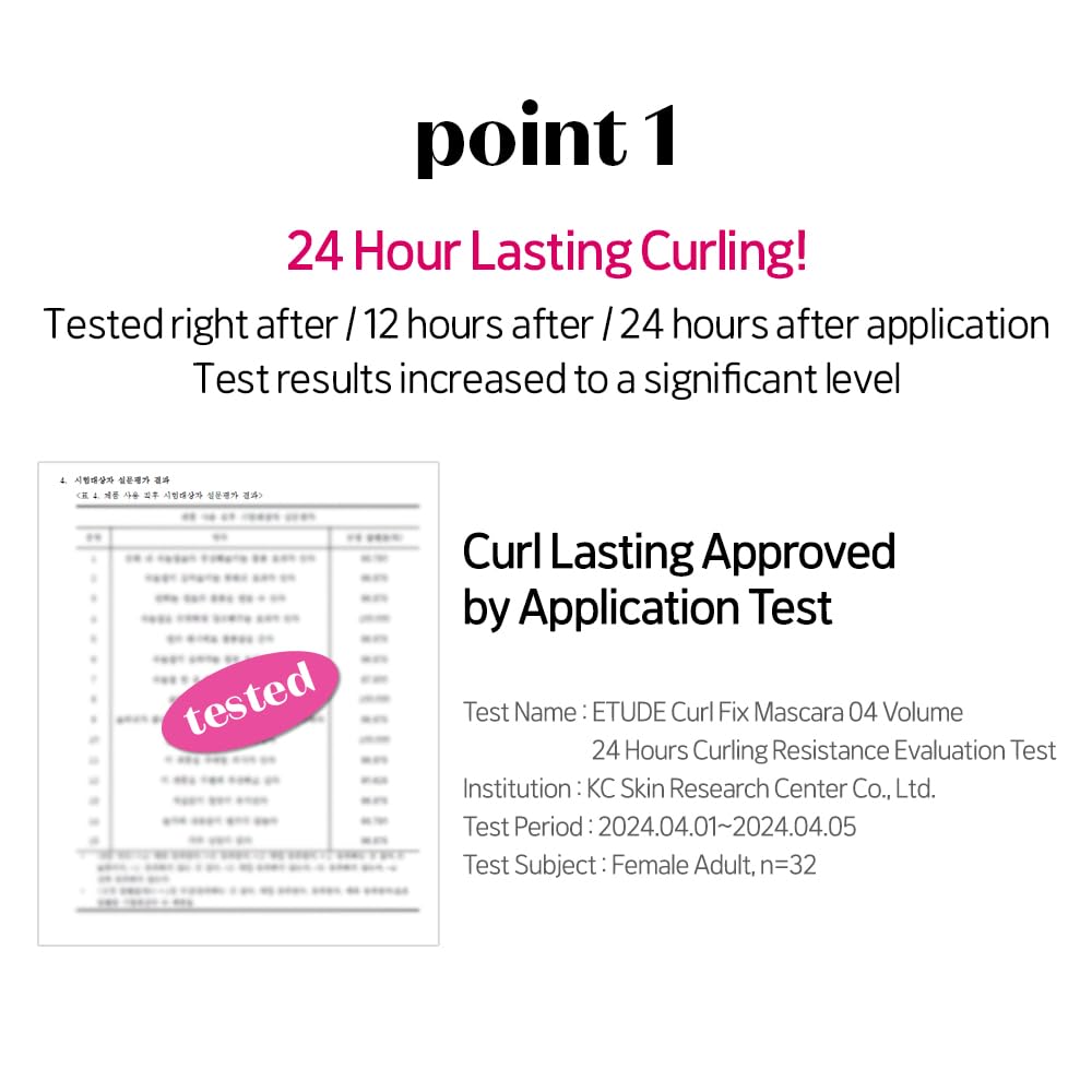 ETUDE Curl Fix Mascara (2 Shades)