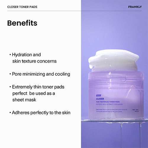 FRANKLY Closer Toner Pads 105ml