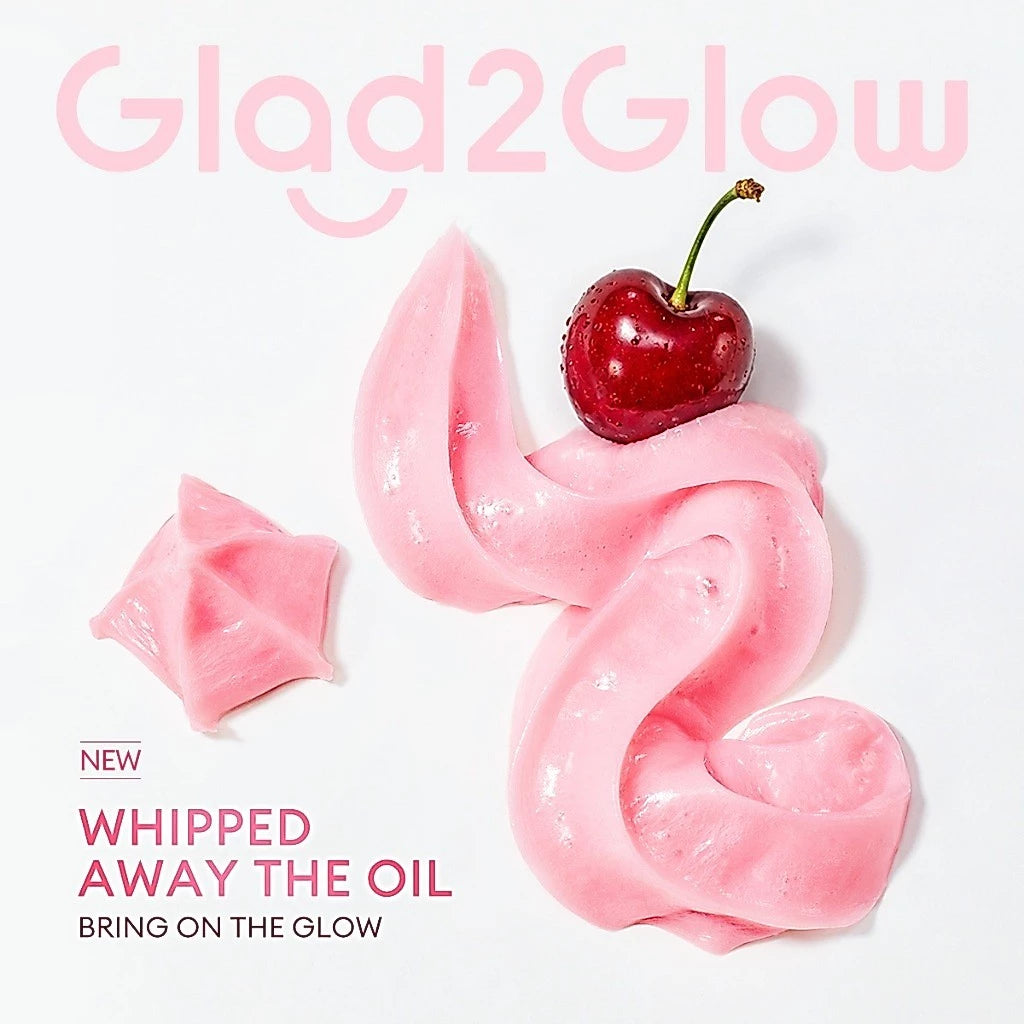 GLAD2GLOW Cherry Bright Glow Whipped Facial Wash