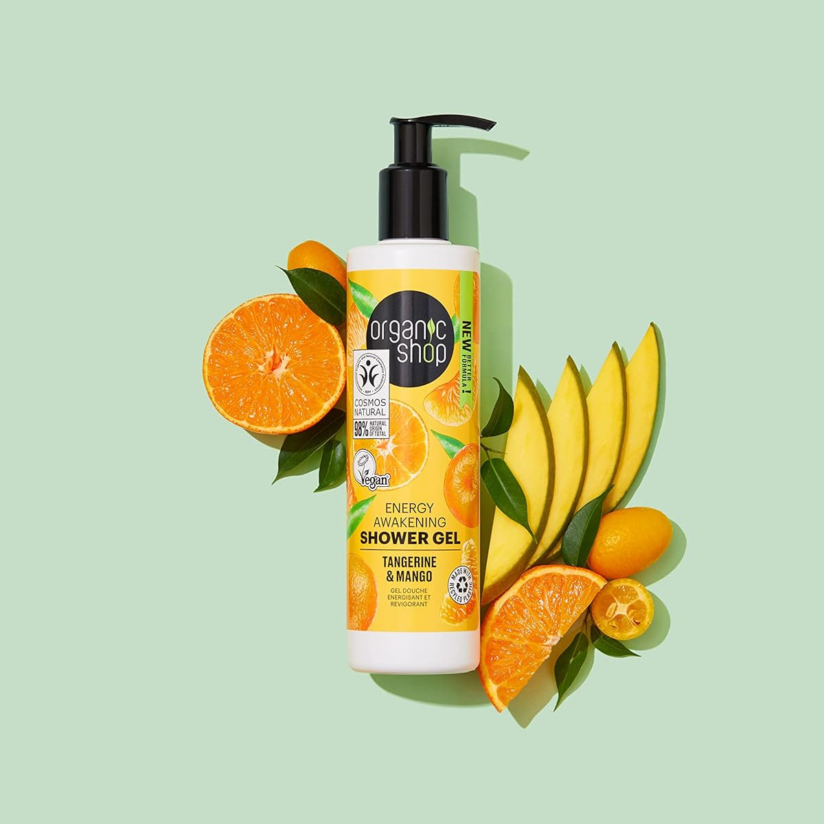 ORGANIC SHOP Energy Awakening Shower Gel Tangerine & Mango 280ml
