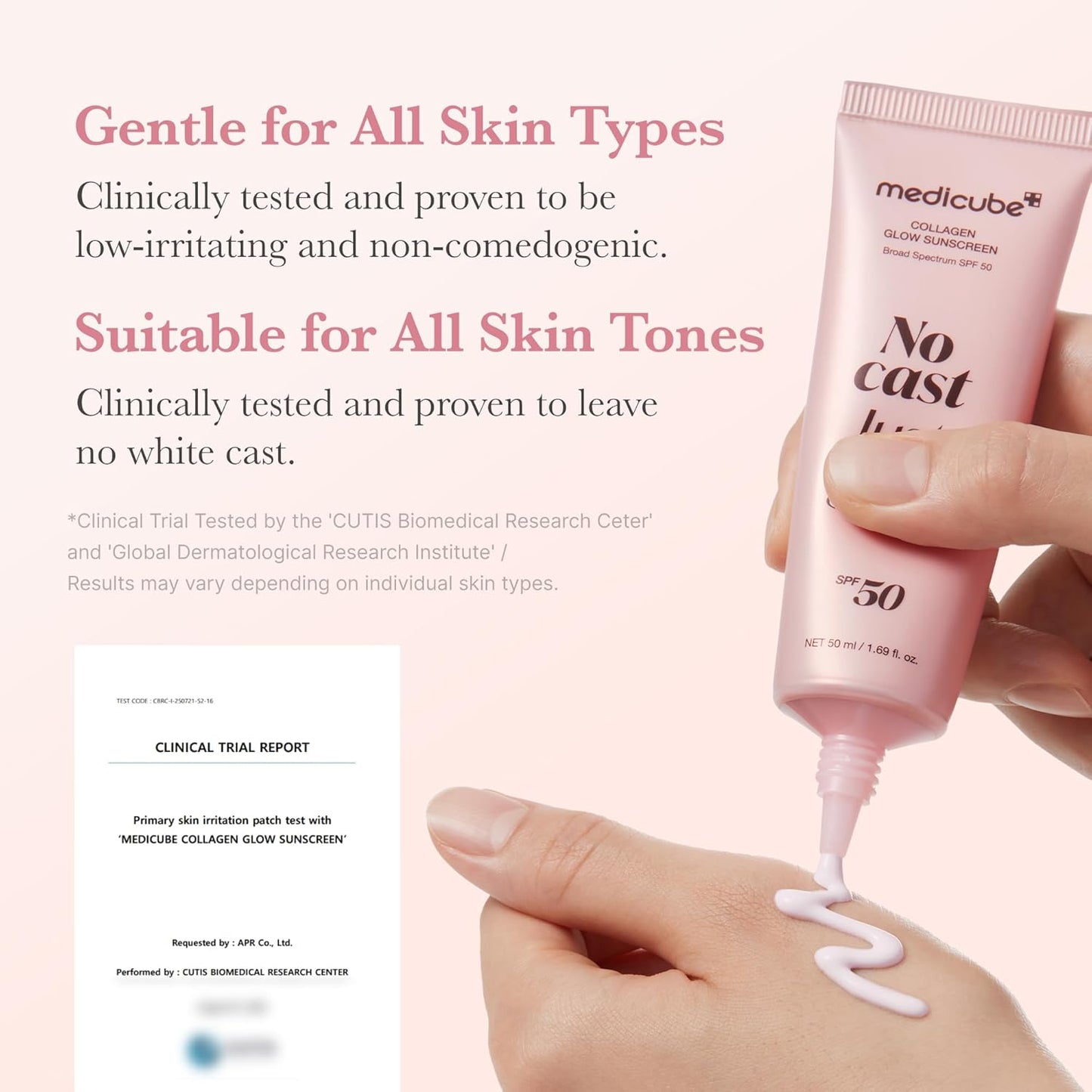 MEDICUBE Glow Collagen Sunscreen 50ml SPF50