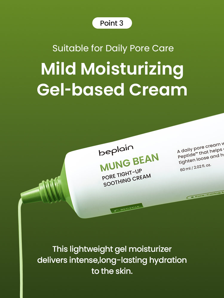 BEPLAIN Mung Bean Pore Tight-Up Soothing Cream 60ml