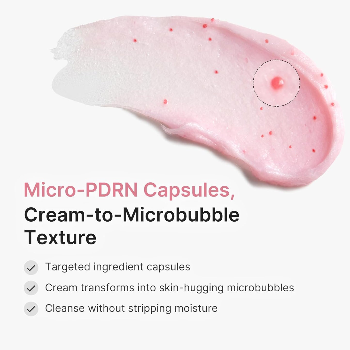 MEDICUBE PDRN Pink Glutathione Capsule Cleansing Foam