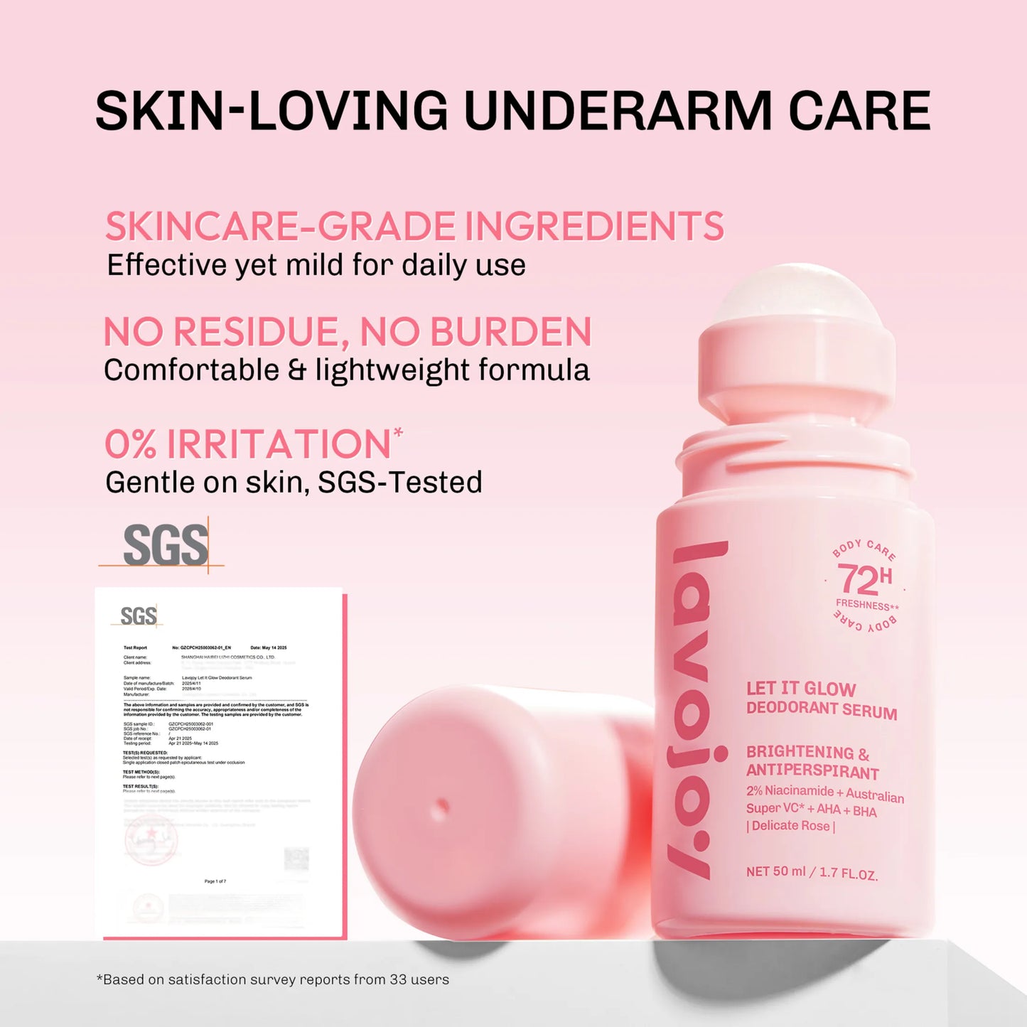 LAVOJOY Let It Glow Deodorant Serum 50ml