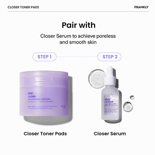 FRANKLY Closer Toner Pads 105ml