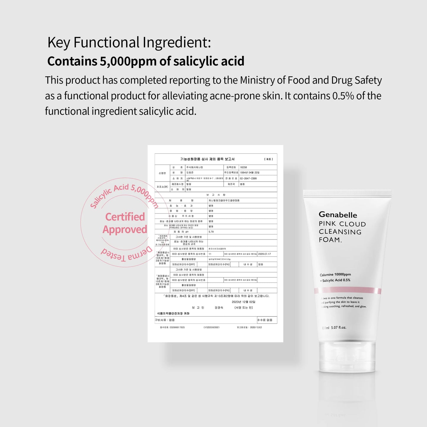 GENABELLE Pink Cloud Cleansing Foam 150ml