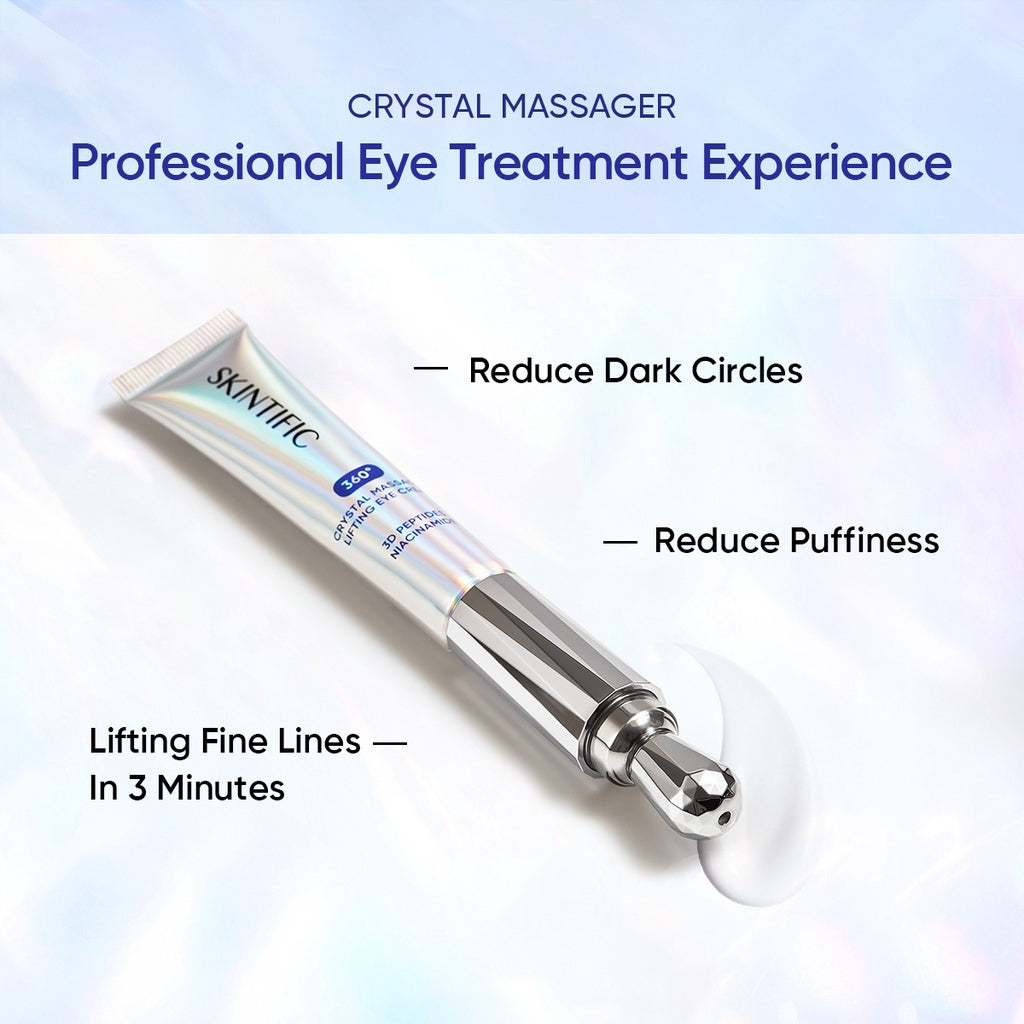 SKINTIFIC 360 Crystal Massager Lifting Eye Cream