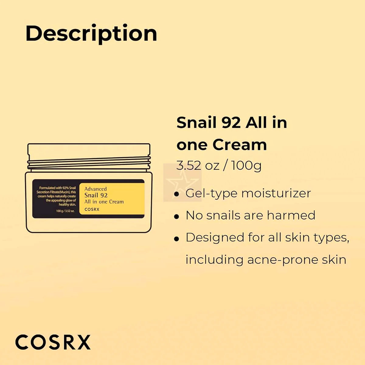 COSRX Advanced Snail 92 All in One Cream