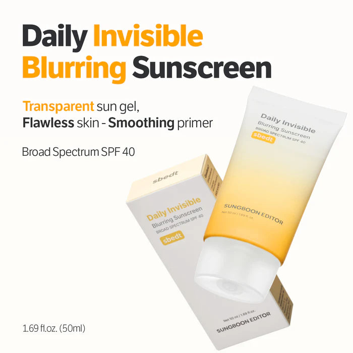 SUNGBOON EDITOR Daily Invisible Blurring Sunscreen 50ml