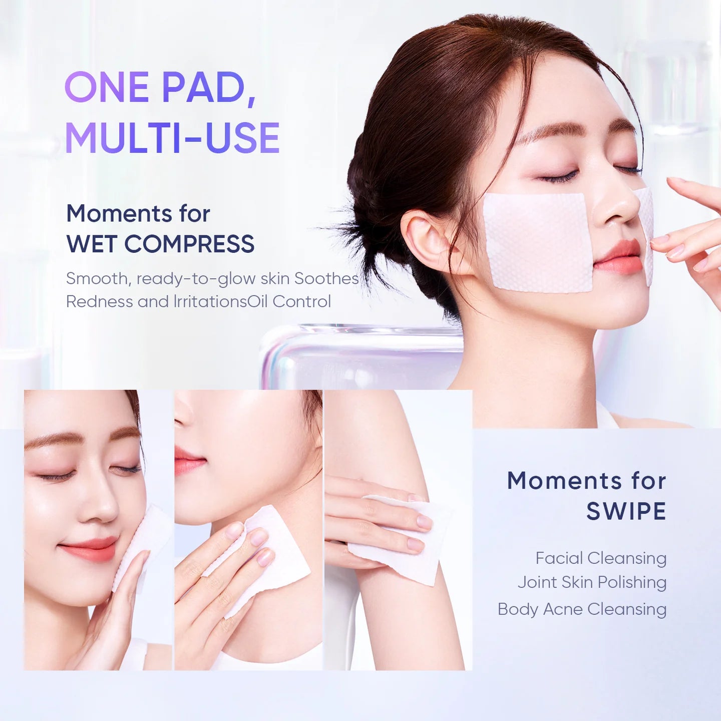 SKINTIFIC AHA BHA PHA Exfoliating Pads (40pc)