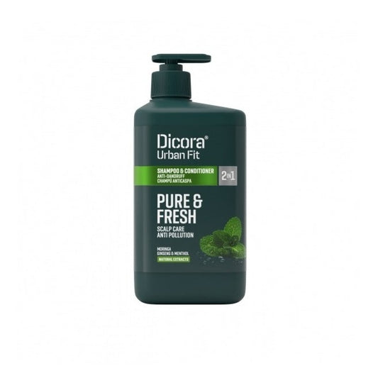 DICORA URBAN FIT Anti Dandruff Pure And Fresh Scalp Care Shampoo And Conditioner 800ml