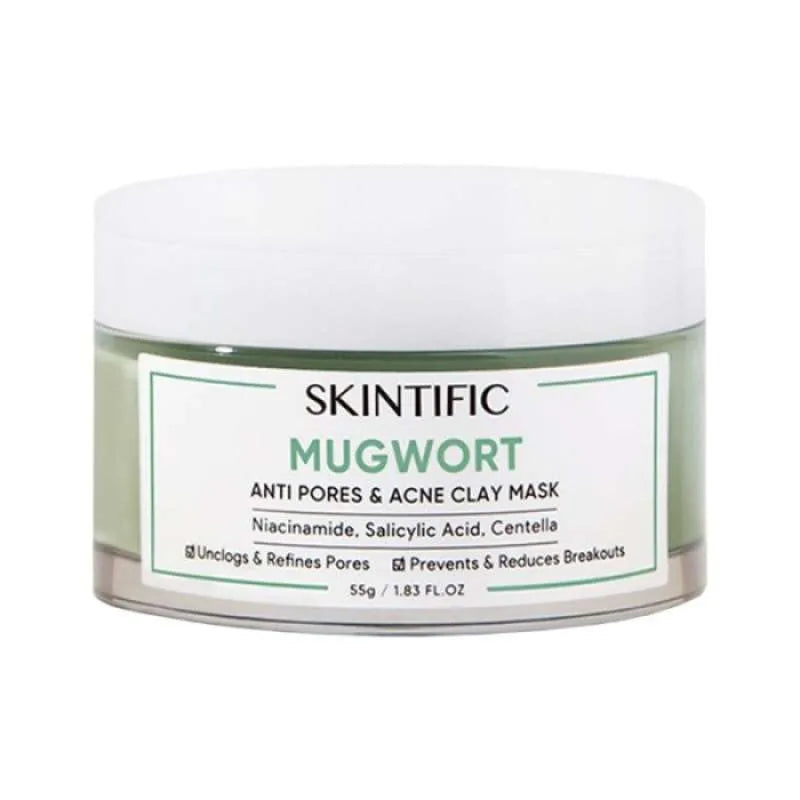 SKINTIFIC Mugwort Anti Pores & Acne Clay Mask