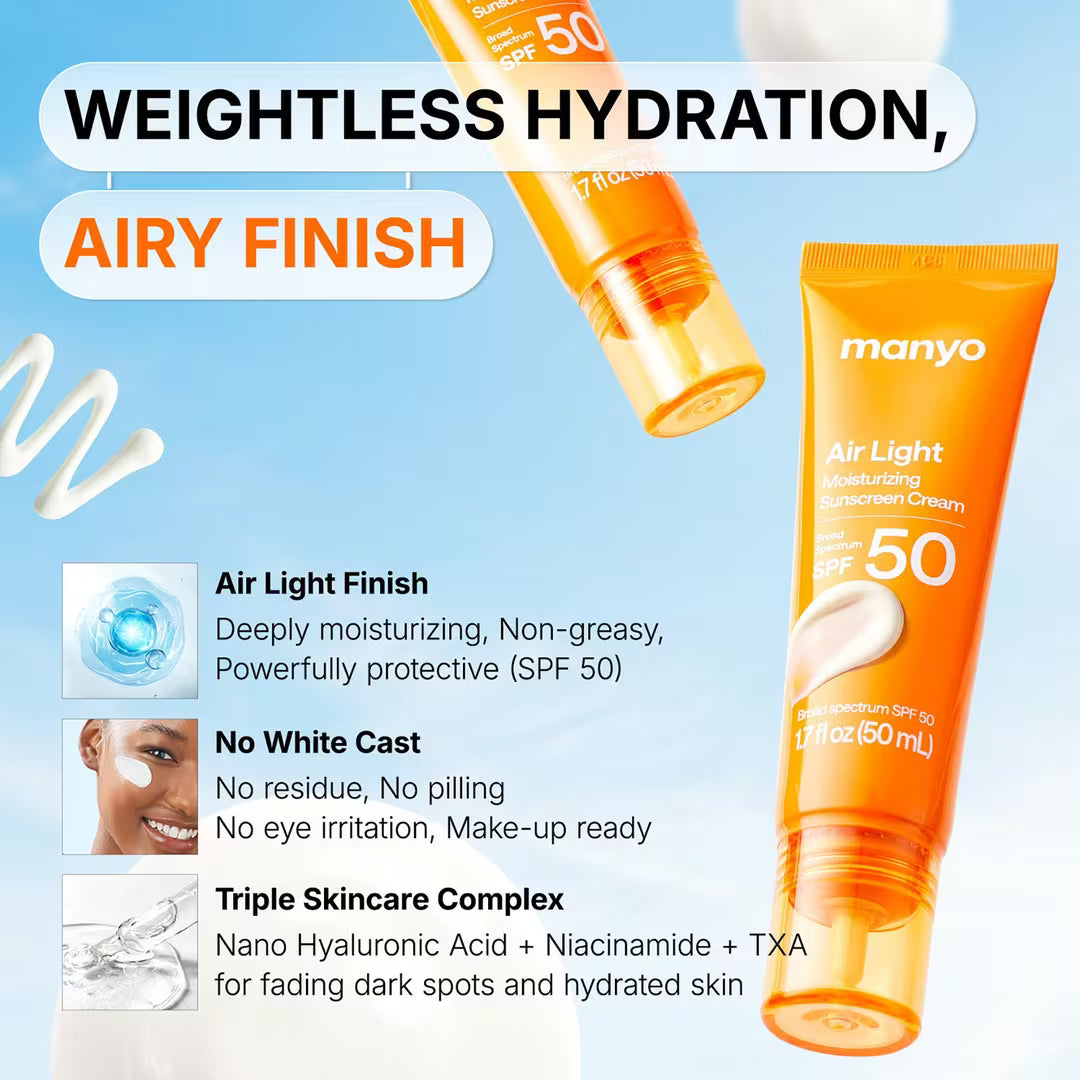 MANYO FACTORY Air Light Moisturizing Sunscreen Cream 50ml