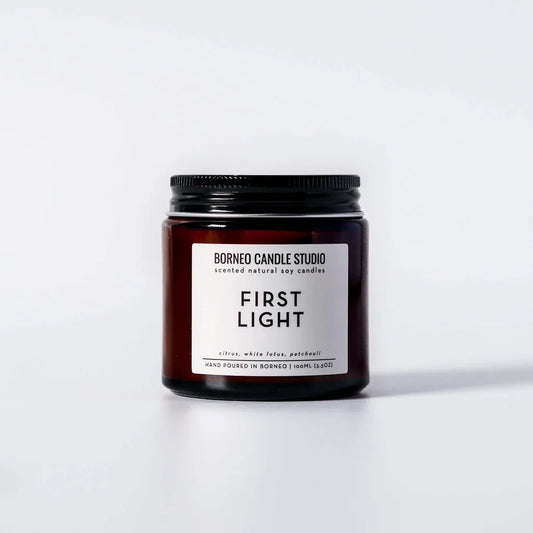 BORNEO CANDLE First Light Soy Candle 3.5 Oz