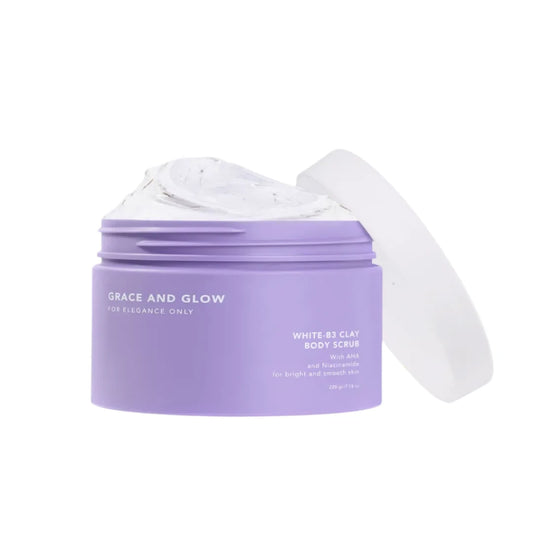 GRACE AND GLOW White B3 Clay Body Scrub