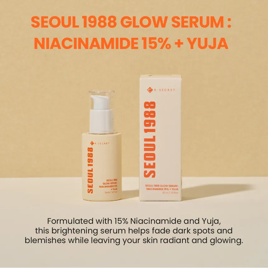 KSECRET Seoul 1988 Glow Serum : Niacinamide 15% + Yuja 30ml