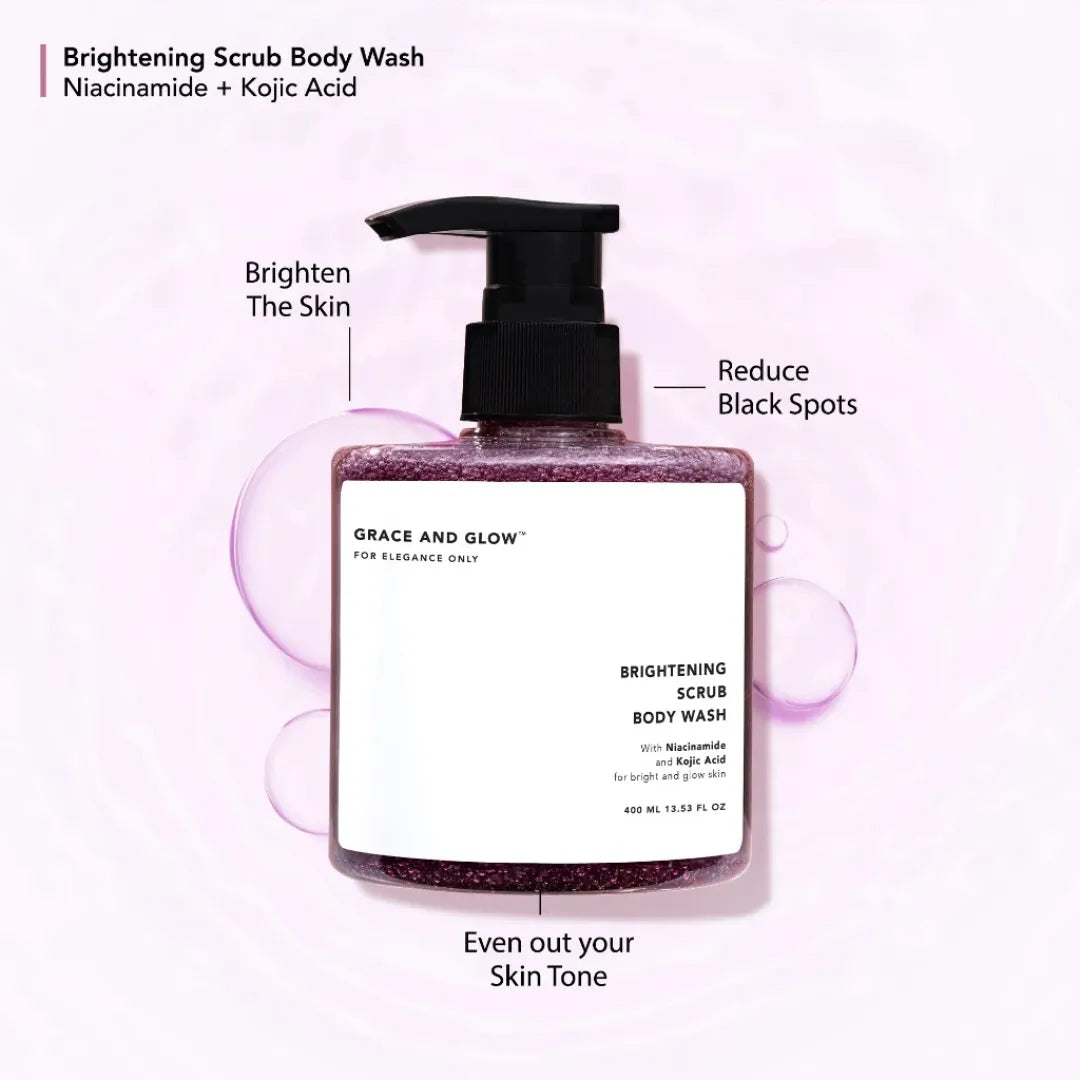 GRACE AND GLOW Brightening Scrub Body Wash