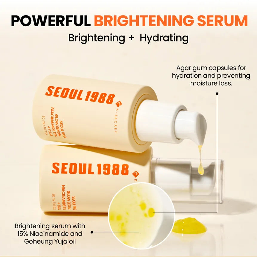 KSECRET Seoul 1988 Glow Serum : Niacinamide 15% + Yuja 30ml