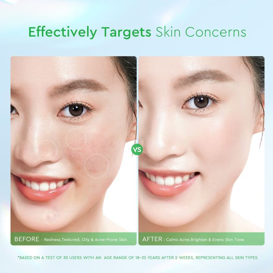GLAD2GLOW Centella + Salicylic Acid Exfoliating Acne Pads