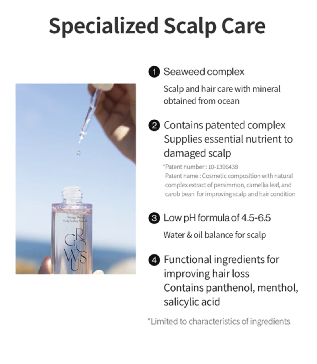 GROWUS Damage Therapy Scalp Scaling Ampoule 30ml