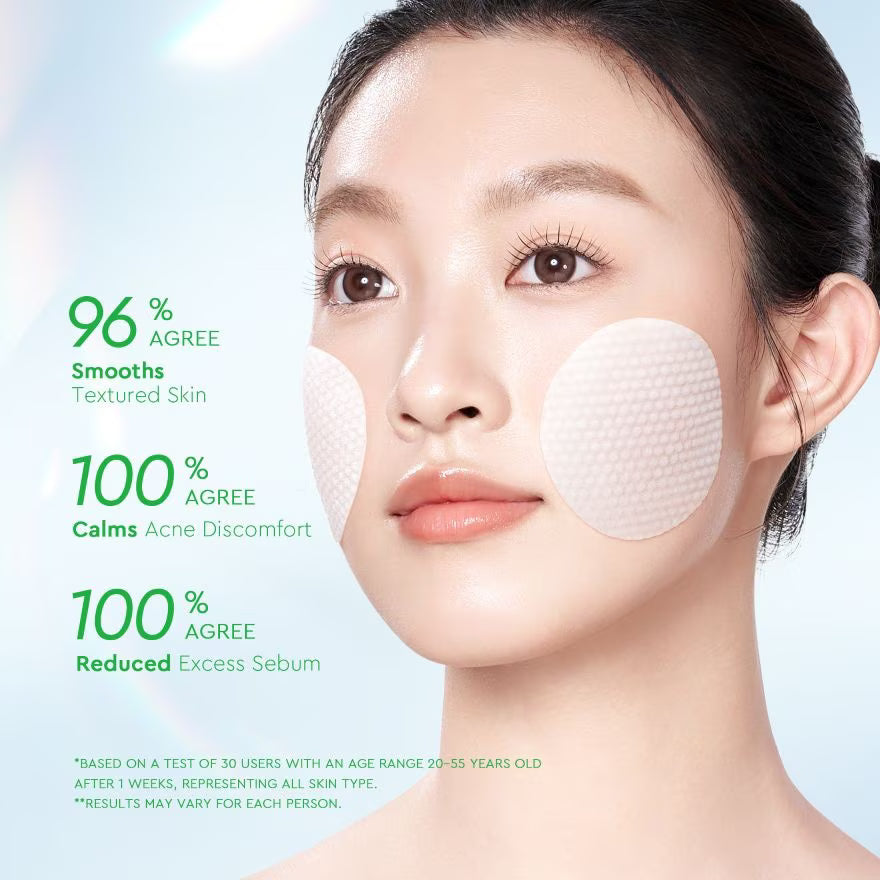 GLAD2GLOW Centella + Salicylic Acid Exfoliating Acne Pads