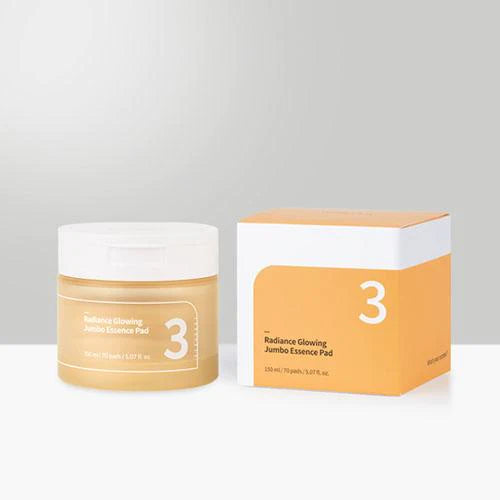 NUMBUZIN NO.3 Radiance Glowing Jumbo Essence Pad 70pads