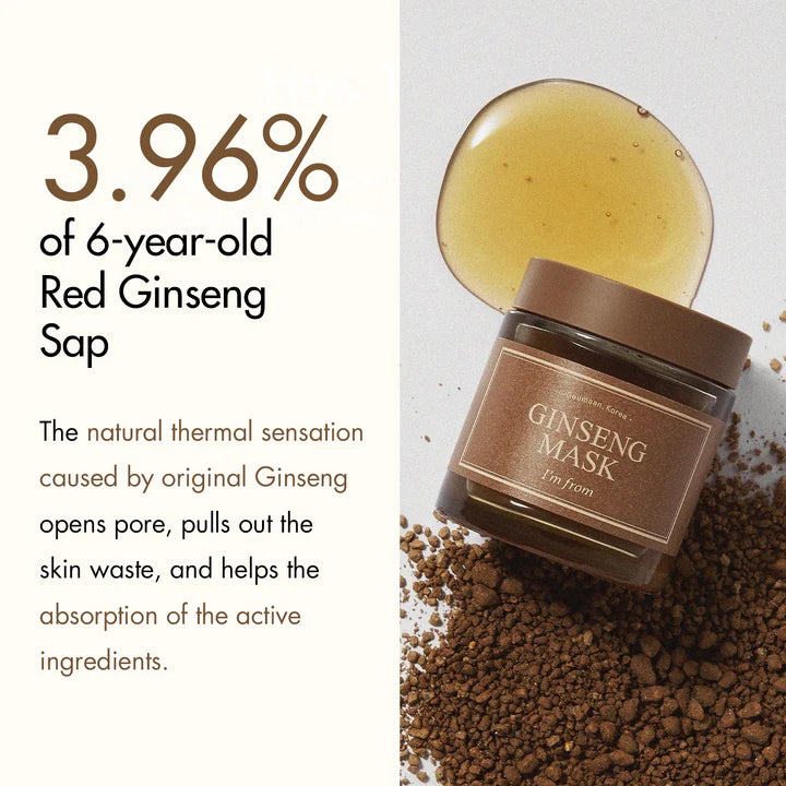 I'M FROM Ginseng Mask 120g