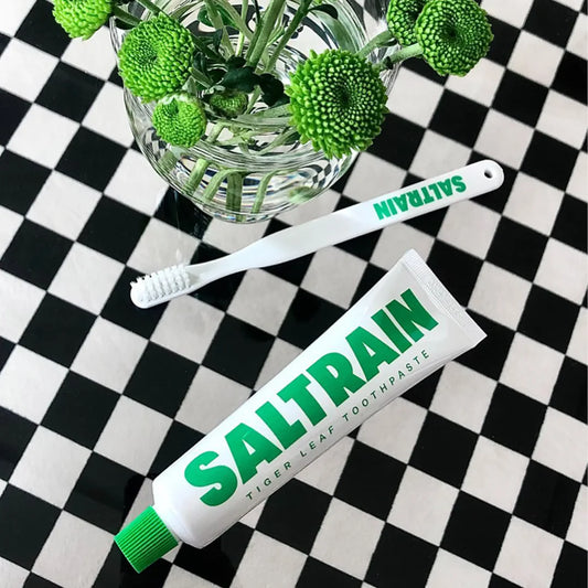 SALTRAIN Tiger Leaf Toothpaste | Green Clean Breath (2 Sizes)