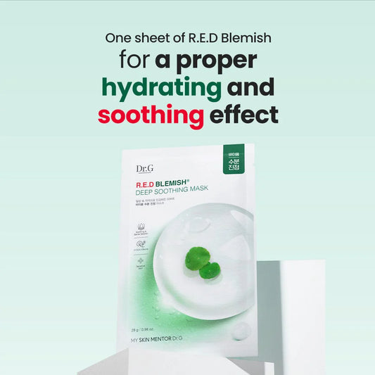 DOCTOR G Red Blemish Deep Soothing Mask 1EA