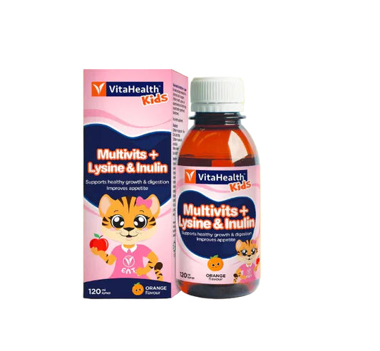 VITAHEALTH Kids Multivits + Lysine & Inulin 120ml