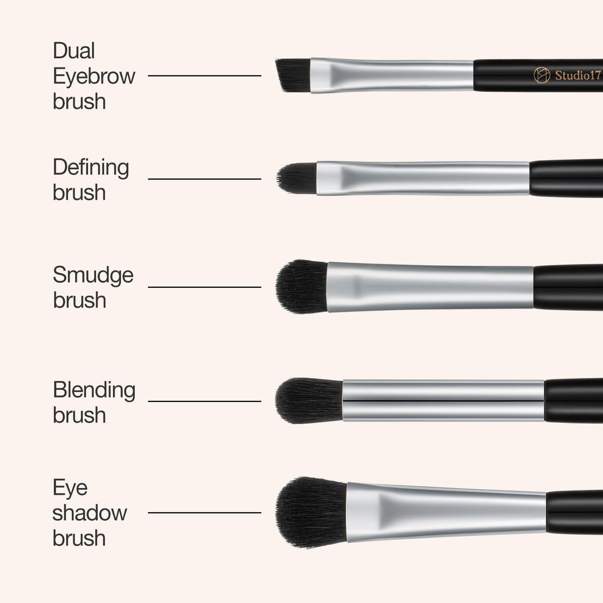 STUDIO 17 Eye Makeup Brush Set