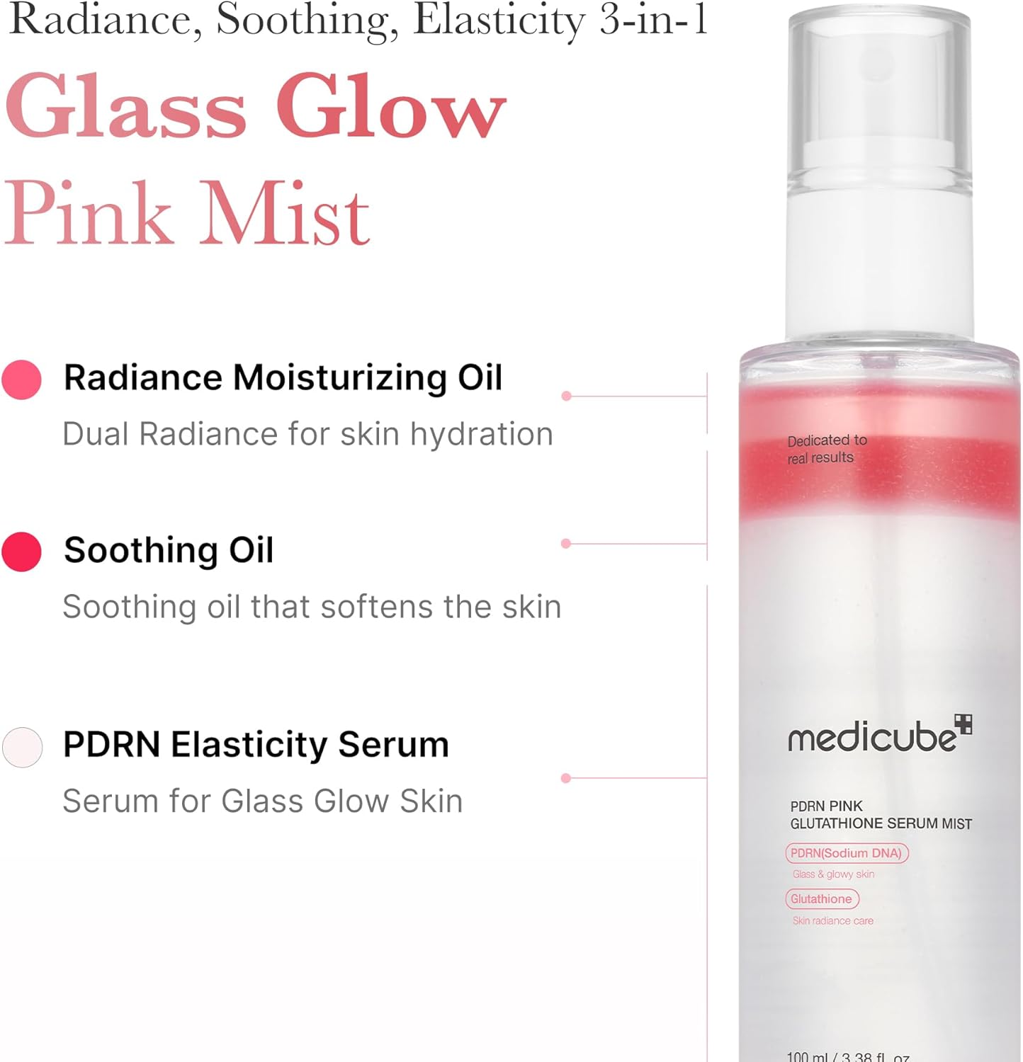 MEDICUBE PDRN Pink Glutathione Serum Mist
