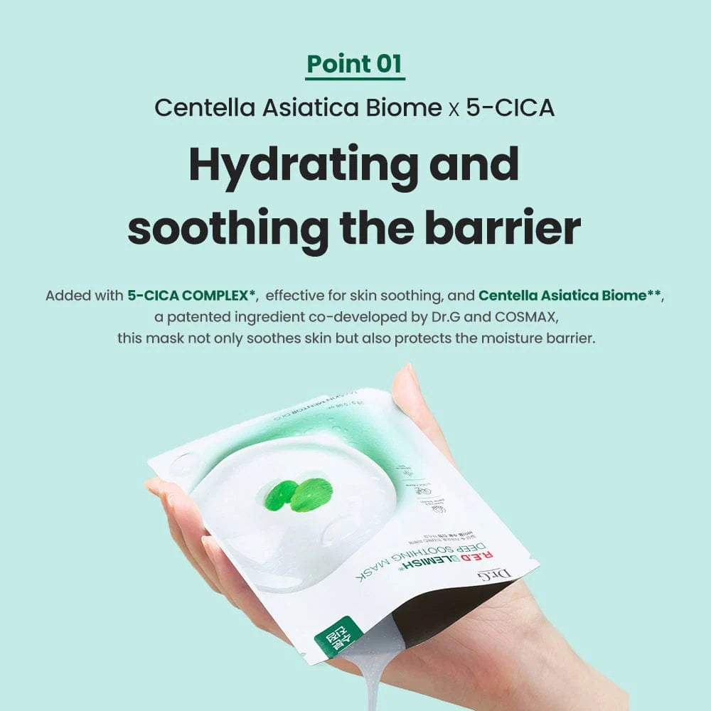 DOCTOR G Red Blemish Deep Soothing Mask 1EA